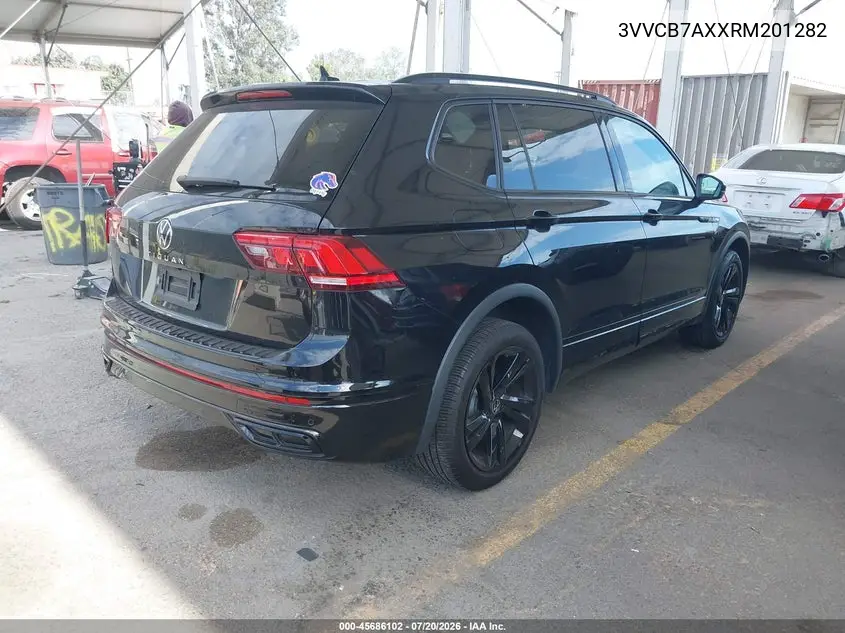 2024 Volkswagen Tiguan 2.0T Se R-Line Black VIN: 3VVCB7AXXRM201282 Lot: 45686102