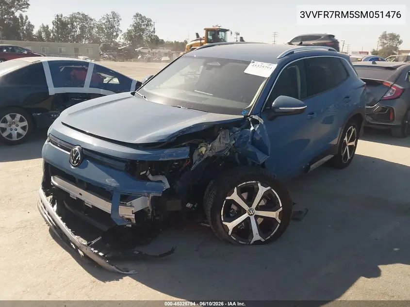 2025 Volkswagen Tiguan 2.0T Se VIN: 3VVFR7RM5SM051476 Lot: 45325794