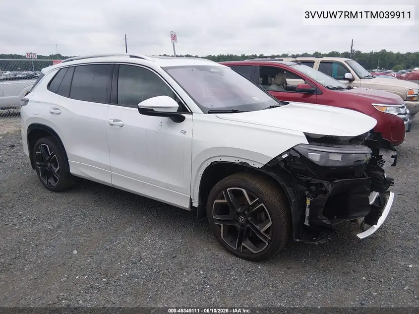 2026 Volkswagen Tiguan Sel R-Line Turbo VIN: 3VVUW7RM1TM039911 Lot: 45345111