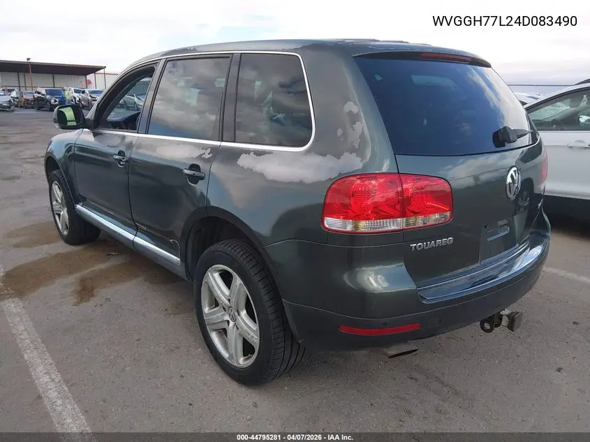 2004 Volkswagen Touareg V10 Tdi VIN: WVGGH77L24D083490 Lot: 44795281