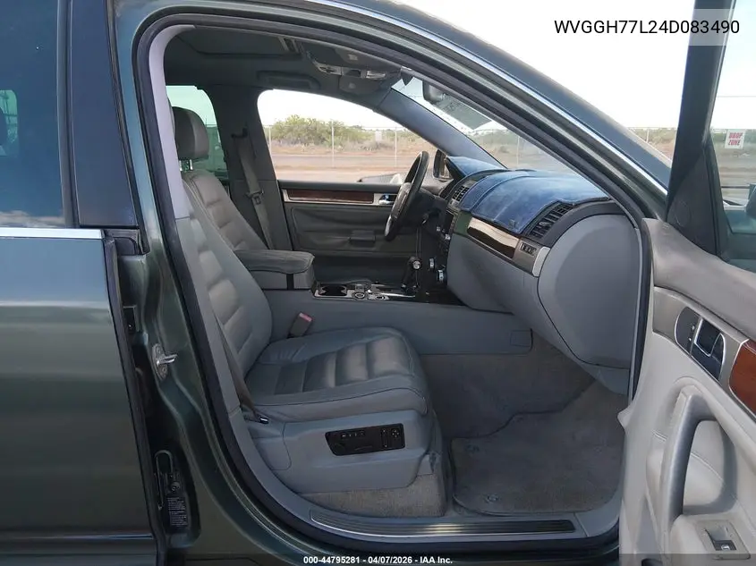 2004 Volkswagen Touareg V10 Tdi VIN: WVGGH77L24D083490 Lot: 44795281