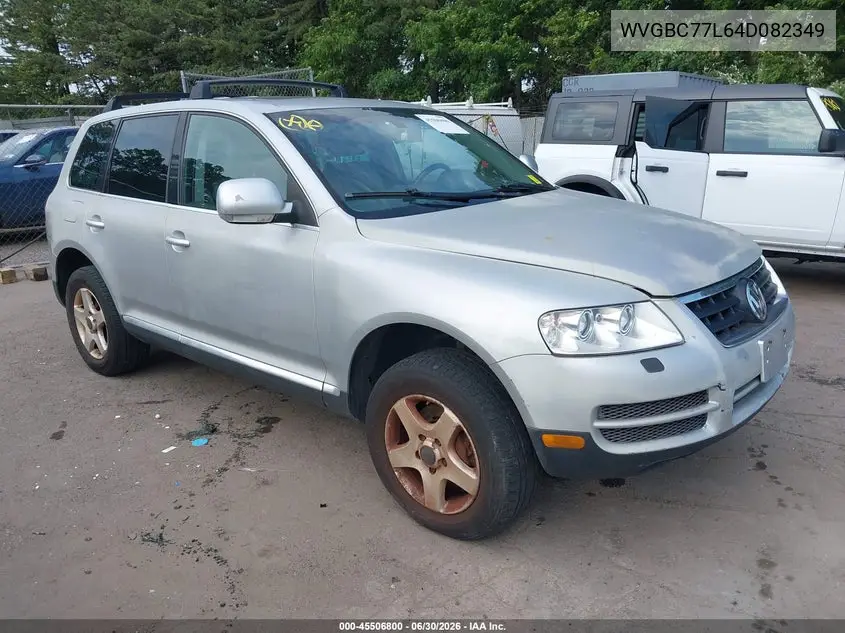 2004 Volkswagen Touareg V6 VIN: WVGBC77L64D082349 Lot: 45506800