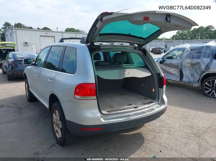 2004 Volkswagen Touareg V6 VIN: WVGBC77L64D082349 Lot: 45506800