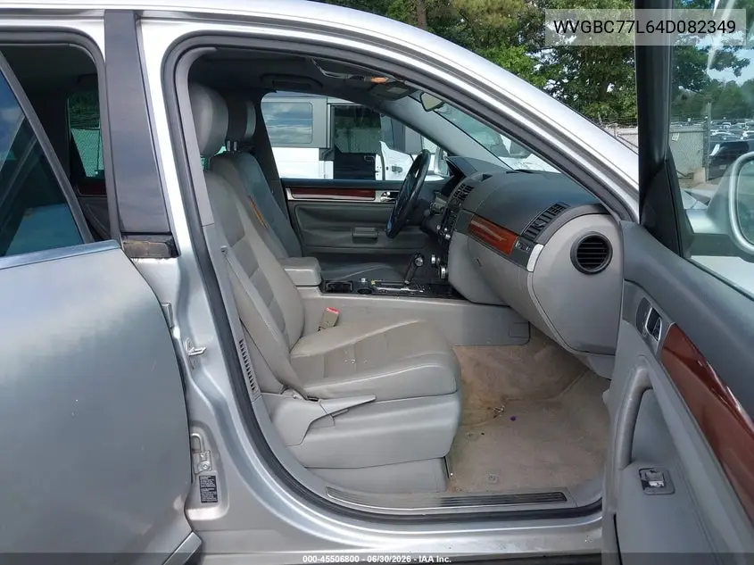 2004 Volkswagen Touareg V6 VIN: WVGBC77L64D082349 Lot: 45506800