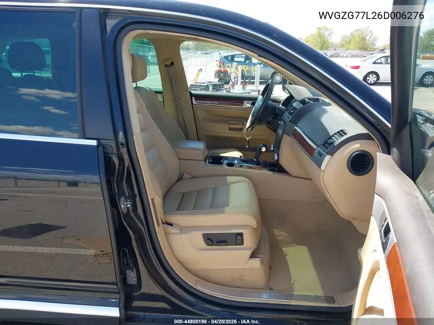 2006 Volkswagen Touareg V6 VIN: WVGZG77L26D006276 Lot: 44900196
