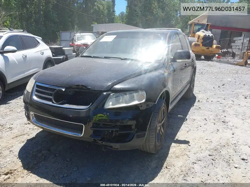 2006 Volkswagen Touareg V8 VIN: WVGZM77L96D031457 Lot: 45101934
