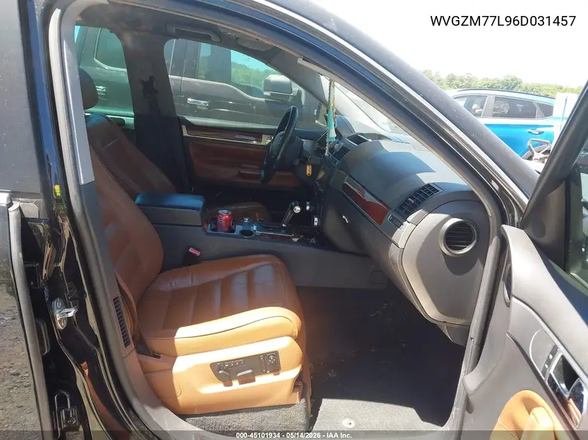 2006 Volkswagen Touareg V8 VIN: WVGZM77L96D031457 Lot: 45101934