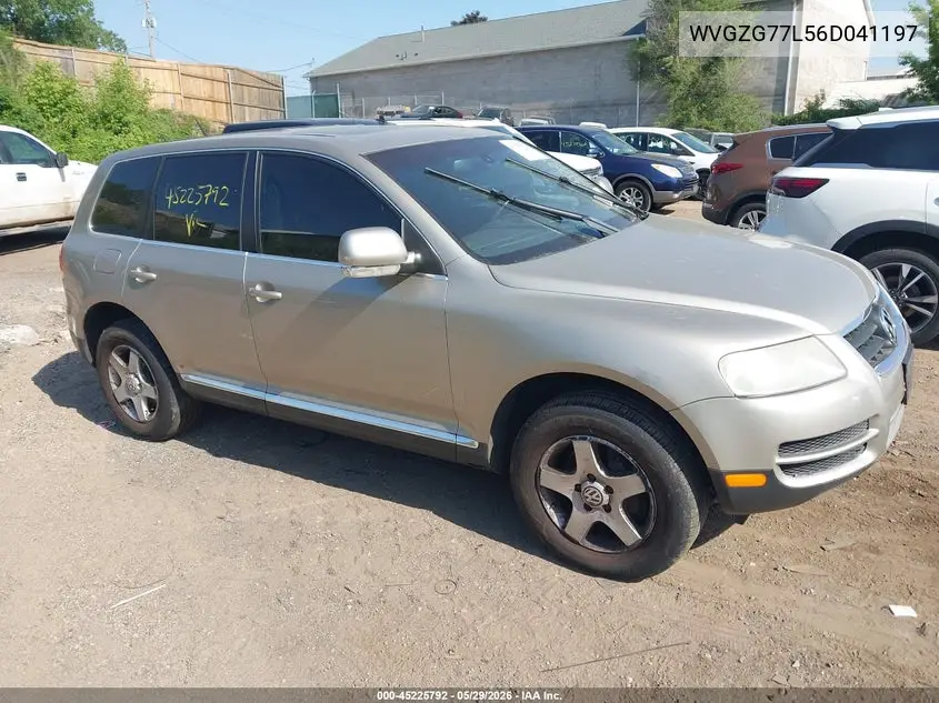 2006 Volkswagen Touareg V6 VIN: WVGZG77L56D041197 Lot: 45225792