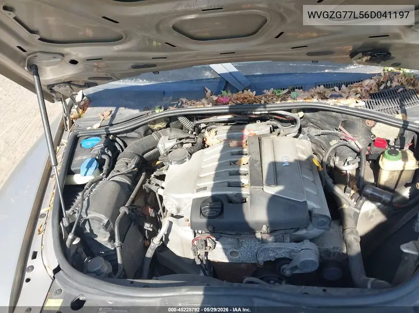 2006 Volkswagen Touareg V6 VIN: WVGZG77L56D041197 Lot: 45225792