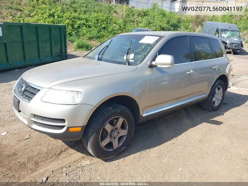 2006 Volkswagen Touareg V6 VIN: WVGZG77L56D041197 Lot: 45225792
