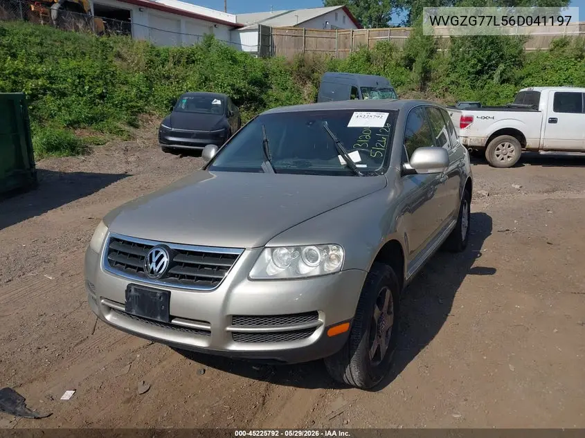 2006 Volkswagen Touareg V6 VIN: WVGZG77L56D041197 Lot: 45225792