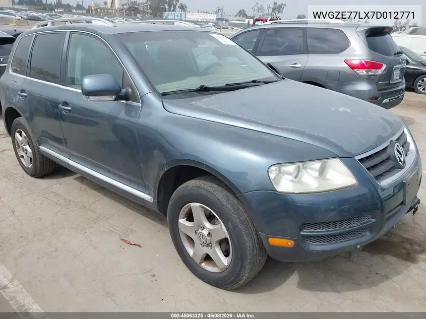 2007 Volkswagen Touareg V6 VIN: WVGZE77LX7D012771 Lot: 45063325