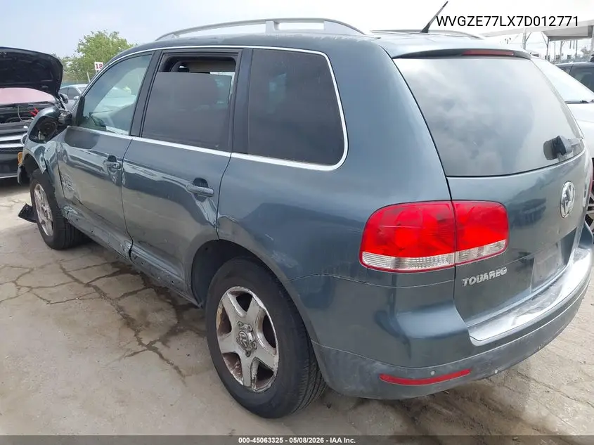 2007 Volkswagen Touareg V6 VIN: WVGZE77LX7D012771 Lot: 45063325
