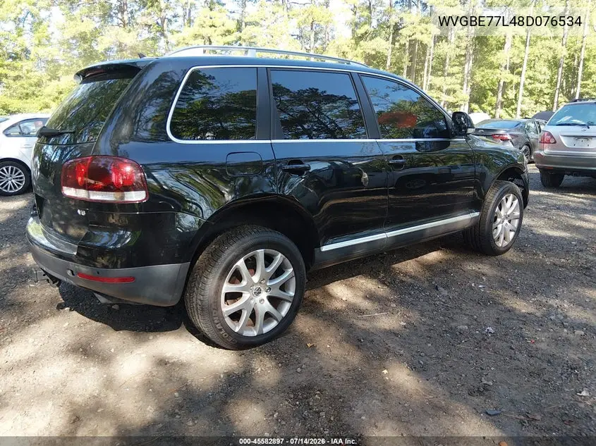 2008 Volkswagen Touareg 2 Vr6 Fsi VIN: WVGBE77L48D076534 Lot: 45582897