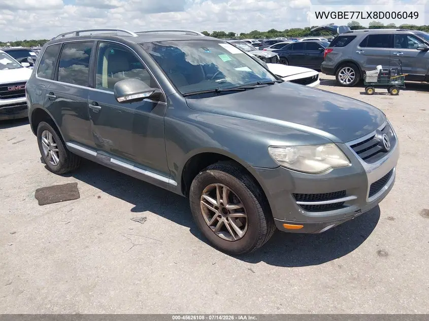 2008 Volkswagen Touareg 2 Vr6 Fsi VIN: WVGBE77LX8D006049 Lot: 45626108