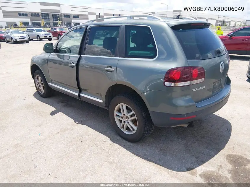 2008 Volkswagen Touareg 2 Vr6 Fsi VIN: WVGBE77LX8D006049 Lot: 45626108