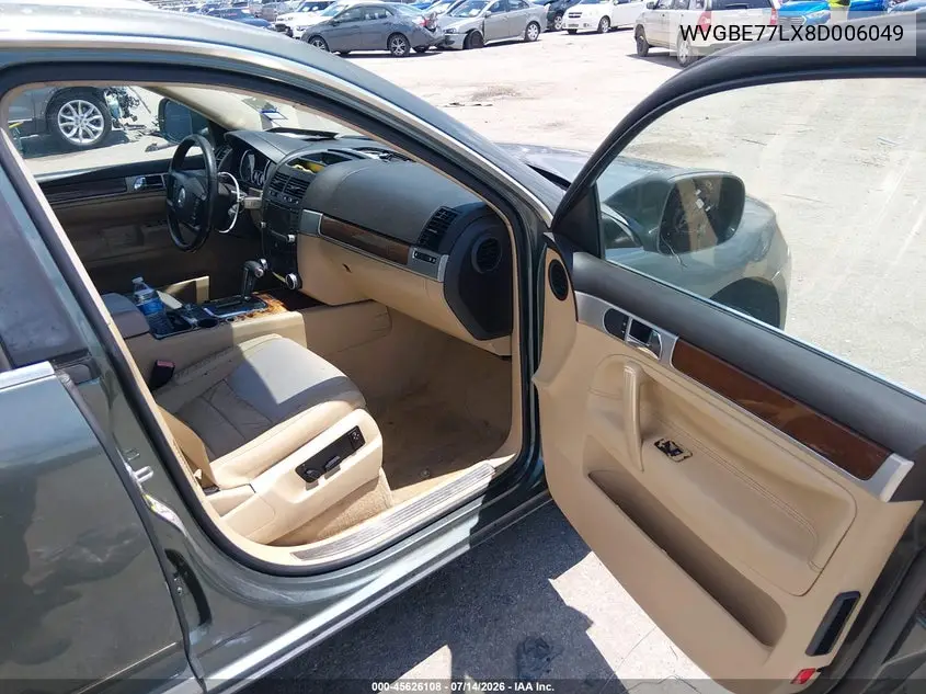 2008 Volkswagen Touareg 2 Vr6 Fsi VIN: WVGBE77LX8D006049 Lot: 45626108