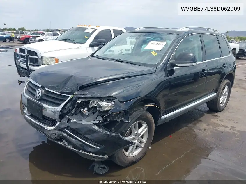 2008 Volkswagen Touareg 2 Vr6 Fsi VIN: WVGBE77L38D062009 Lot: 45642225