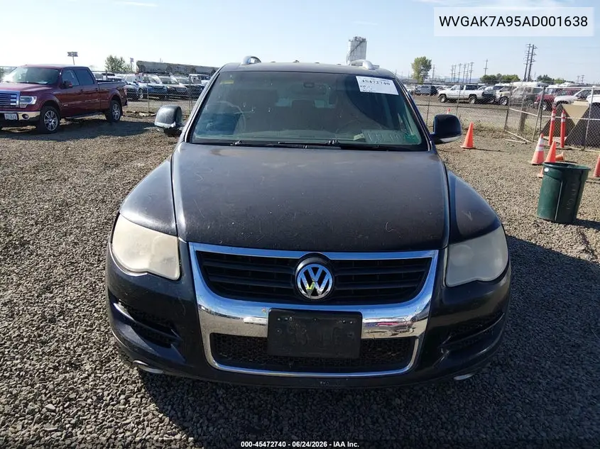 2010 Volkswagen Touareg V6 Tdi VIN: WVGAK7A95AD001638 Lot: 45472740