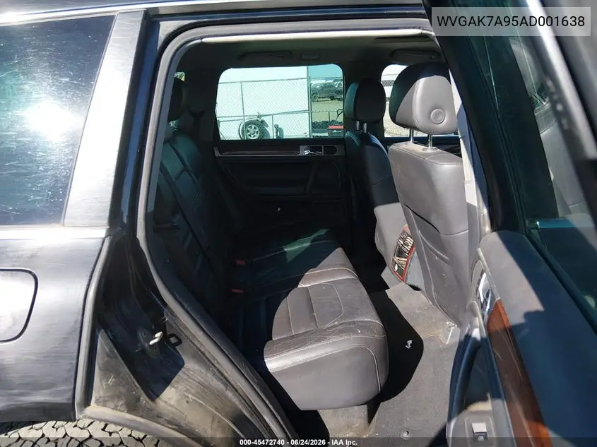 2010 Volkswagen Touareg V6 Tdi VIN: WVGAK7A95AD001638 Lot: 45472740