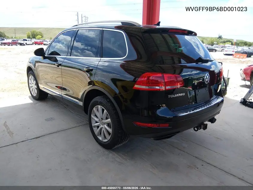 2011 Volkswagen Touareg Vr6 Sport VIN: WVGFF9BP6BD001023 Lot: 45055773