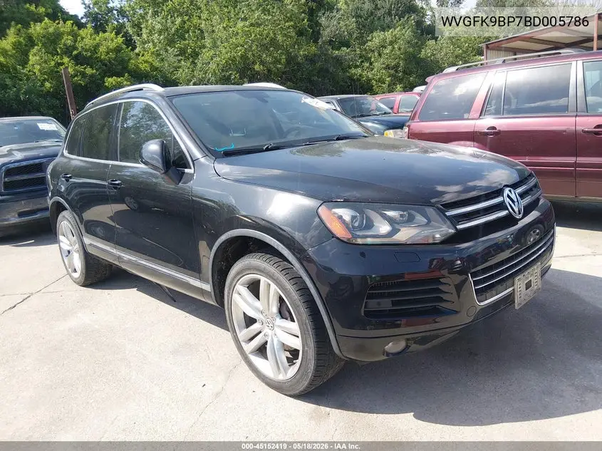 2011 Volkswagen Touareg Tdi Executive VIN: WVGFK9BP7BD005786 Lot: 45152419