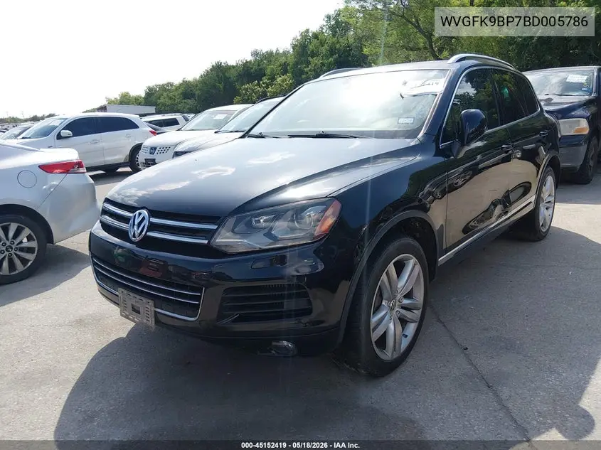2011 Volkswagen Touareg Tdi Executive VIN: WVGFK9BP7BD005786 Lot: 45152419