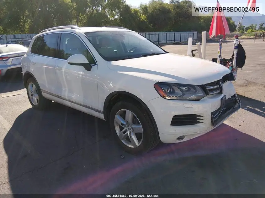2011 Volkswagen Touareg Vr6 Lux VIN: WVGFF9BP8BD002495 Lot: 45561462