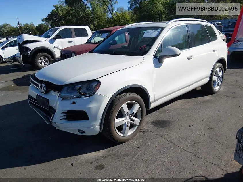 2011 Volkswagen Touareg Vr6 Lux VIN: WVGFF9BP8BD002495 Lot: 45561462