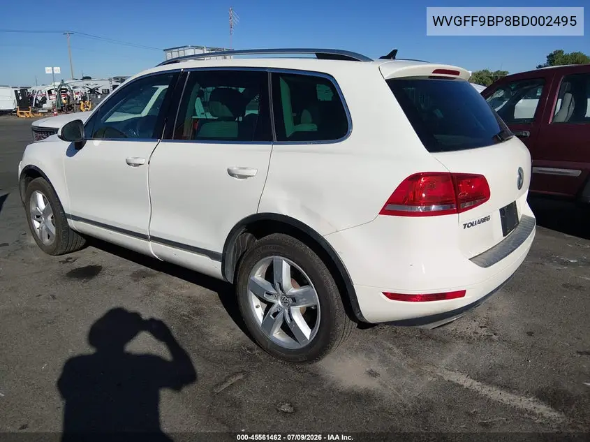 2011 Volkswagen Touareg Vr6 Lux VIN: WVGFF9BP8BD002495 Lot: 45561462