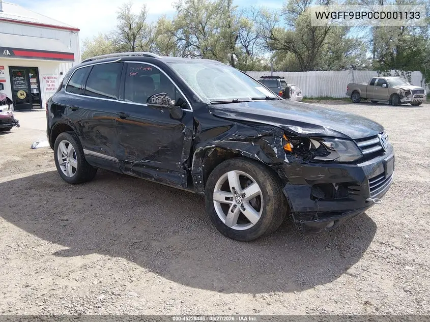 2012 Volkswagen Touareg Vr6 Lux VIN: WVGFF9BP0CD001133 Lot: 45229445