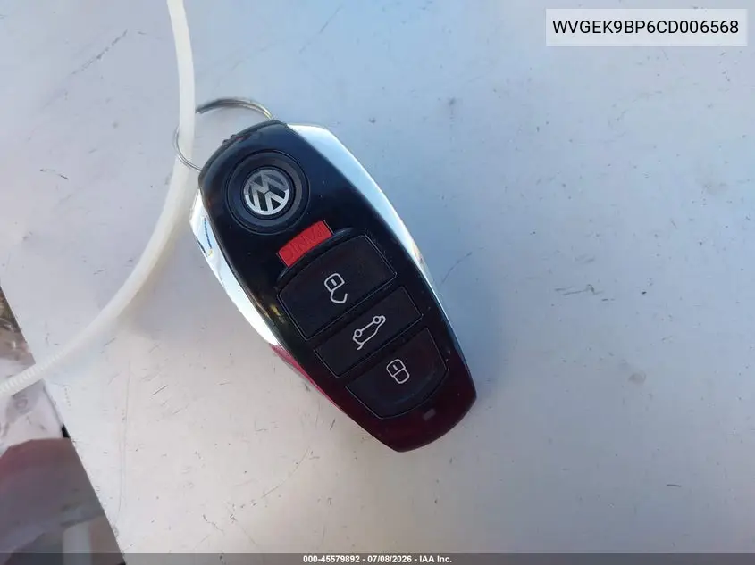 2012 Volkswagen Touareg Tdi Executive VIN: WVGEK9BP6CD006568 Lot: 45579892