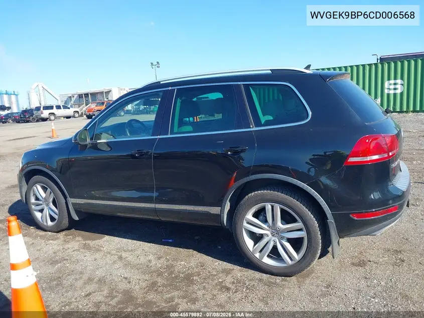 2012 Volkswagen Touareg Tdi Executive VIN: WVGEK9BP6CD006568 Lot: 45579892