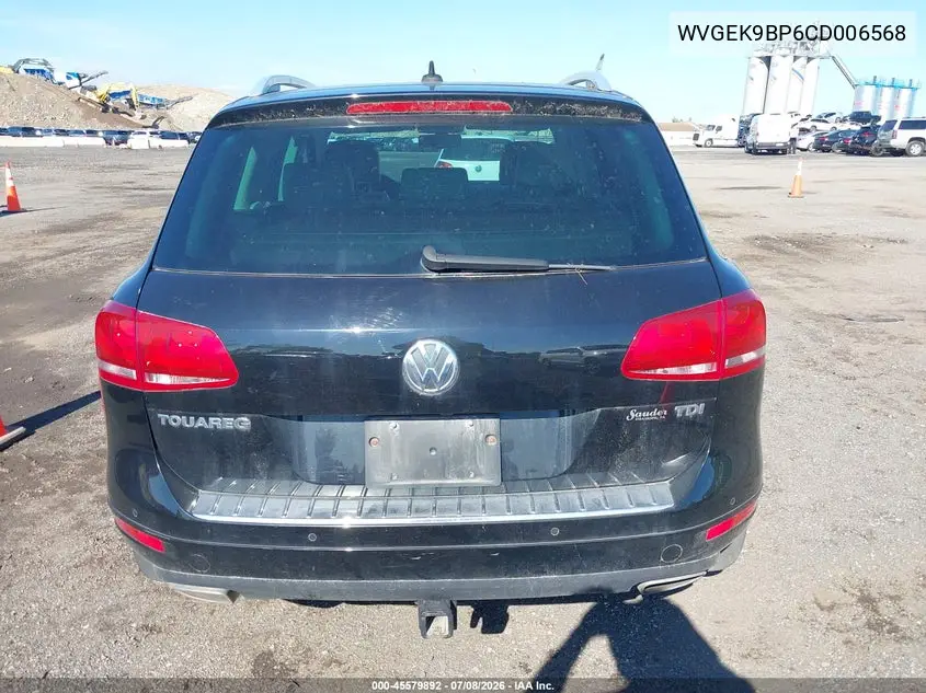 2012 Volkswagen Touareg Tdi Executive VIN: WVGEK9BP6CD006568 Lot: 45579892