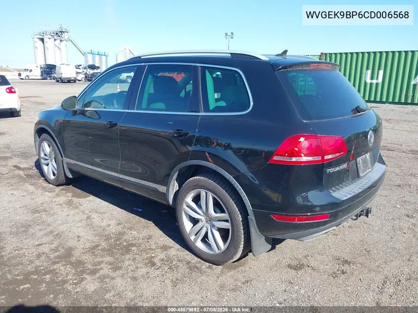 2012 Volkswagen Touareg Tdi Executive VIN: WVGEK9BP6CD006568 Lot: 45579892