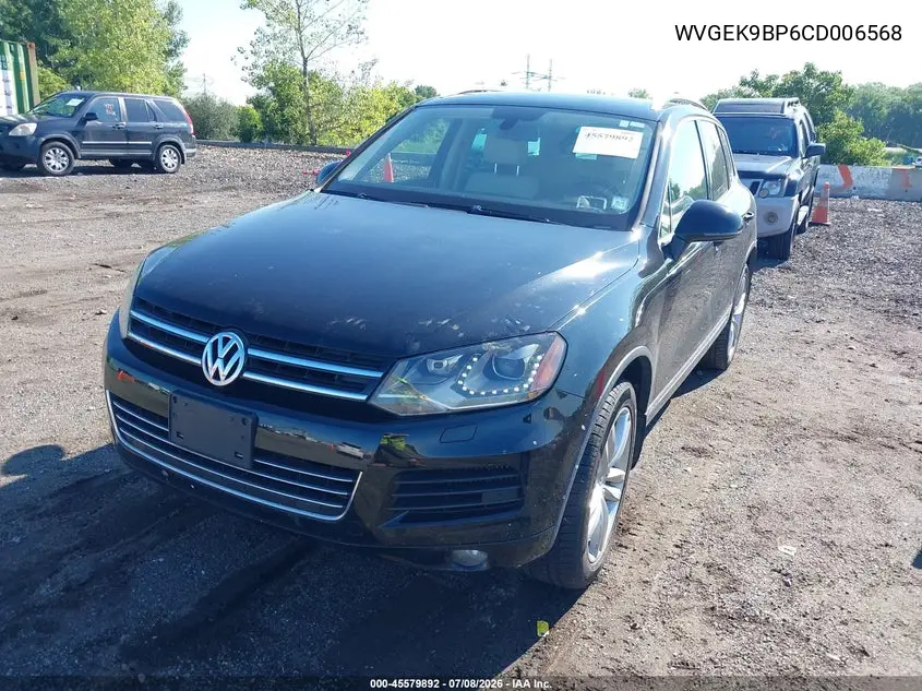 2012 Volkswagen Touareg Tdi Executive VIN: WVGEK9BP6CD006568 Lot: 45579892