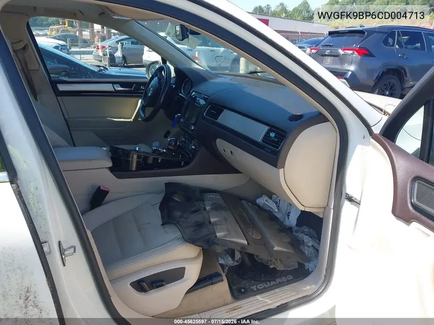 2012 Volkswagen Touareg Tdi Sport VIN: WVGFK9BP6CD004713 Lot: 45625597