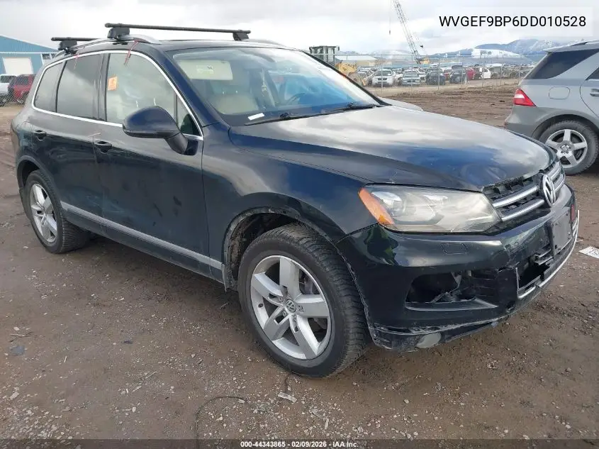 2013 Volkswagen Touareg Vr6 Lux VIN: WVGEF9BP6DD010528 Lot: 44343865