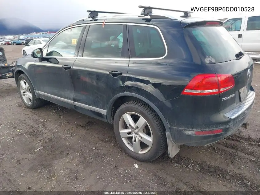 2013 Volkswagen Touareg Vr6 Lux VIN: WVGEF9BP6DD010528 Lot: 44343865