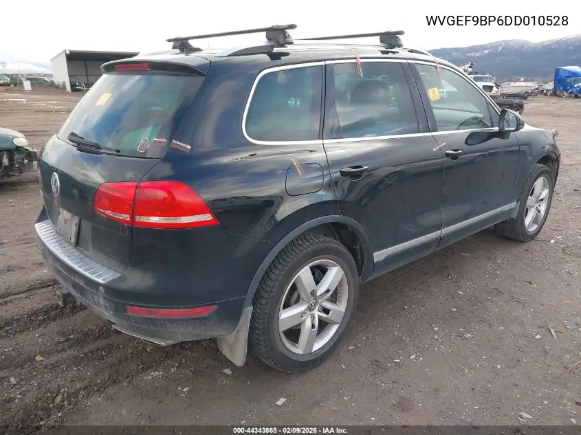 2013 Volkswagen Touareg Vr6 Lux VIN: WVGEF9BP6DD010528 Lot: 44343865