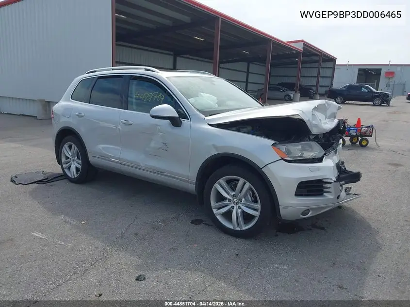 2013 Volkswagen Touareg Tdi Executive VIN: WVGEP9BP3DD006465 Lot: 44851704