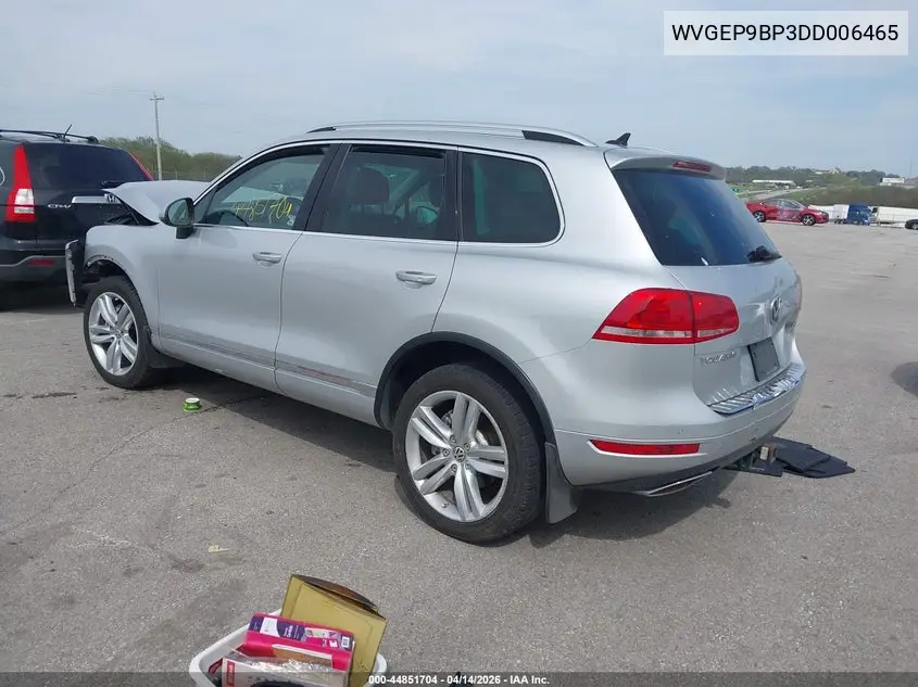 2013 Volkswagen Touareg Tdi Executive VIN: WVGEP9BP3DD006465 Lot: 44851704