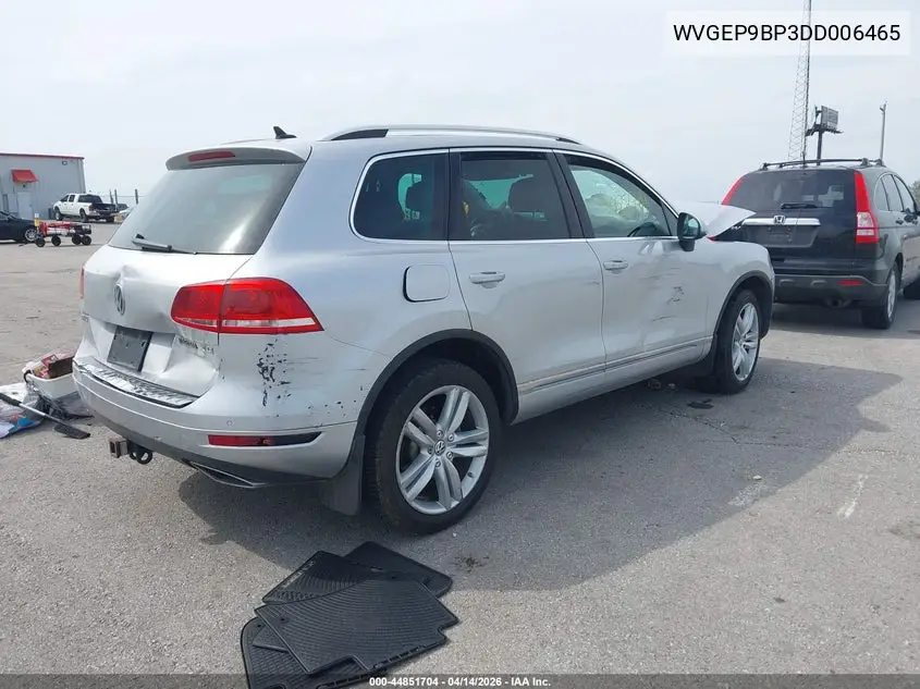 2013 Volkswagen Touareg Tdi Executive VIN: WVGEP9BP3DD006465 Lot: 44851704