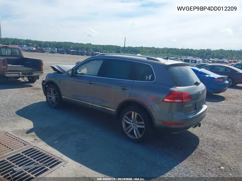 2013 Volkswagen Touareg Tdi Executive VIN: WVGEP9BP4DD012209 Lot: 45380774