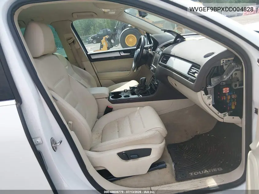 2013 Volkswagen Touareg Vr6 Sport VIN: WVGEF9BPXDD004828 Lot: 45606779