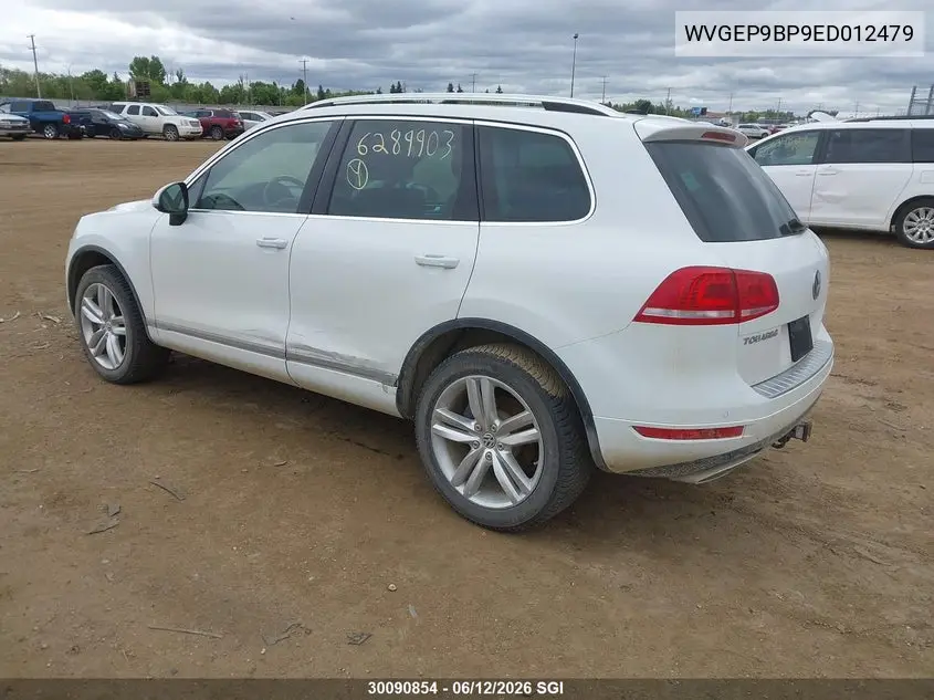 2014 Volkswagen Touareg V6 Tdi VIN: WVGEP9BP9ED012479 Lot: 30090854