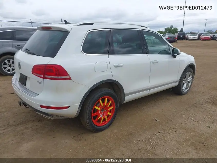 2014 Volkswagen Touareg V6 Tdi VIN: WVGEP9BP9ED012479 Lot: 30090854
