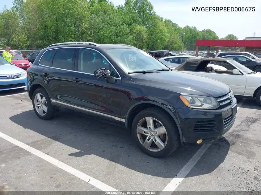 2014 Volkswagen Touareg 3.6L Lux VIN: WVGEF9BP8ED006675 Lot: 44823119
