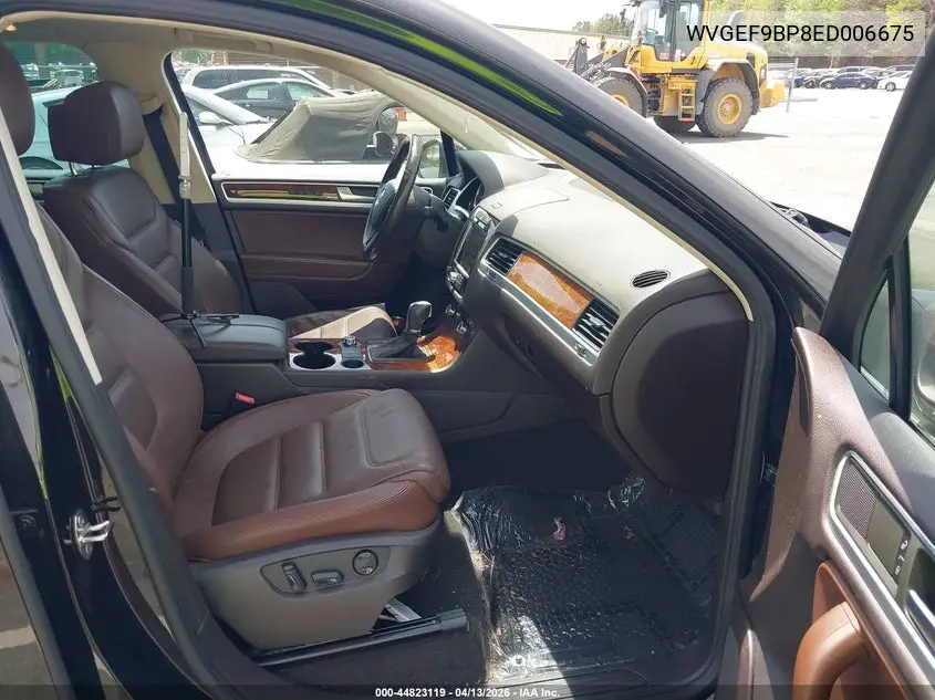2014 Volkswagen Touareg 3.6L Lux VIN: WVGEF9BP8ED006675 Lot: 44823119
