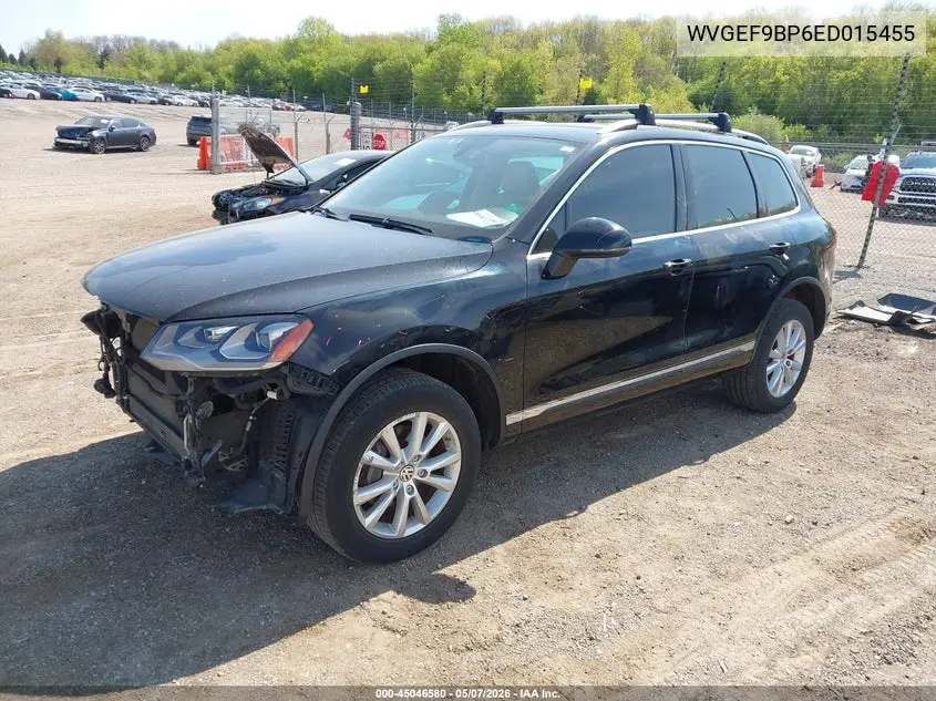2014 Volkswagen Touareg 3.6L Sport VIN: WVGEF9BP6ED015455 Lot: 45046580